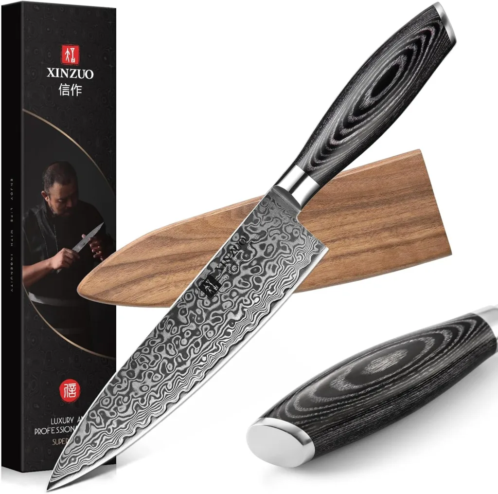 Xinzuo Damascus Chef Knife 8"